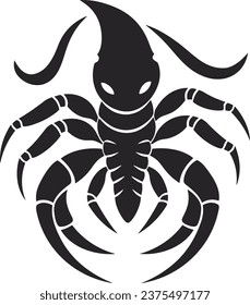 scorpion vector illustration for logos, tattoos, stickers, t-shirt designs, hats