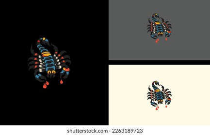 scorpion vector illustration mascot design
