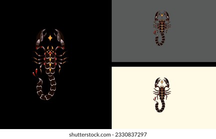 scorpion vector illustration mascot design