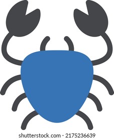 Scorpion Vector illustration on a transparent background.Premium quality symbols.Glyphs vector icon for concept and graphic design.