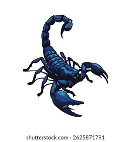 scorpion vector illustration on white background