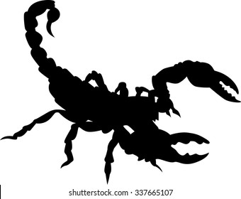 Scorpion Vector Silhouette