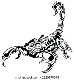 Scorpion Tattoo Vector Art Graphics freevector