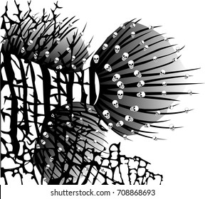 Scorpionfish. Vector illustration