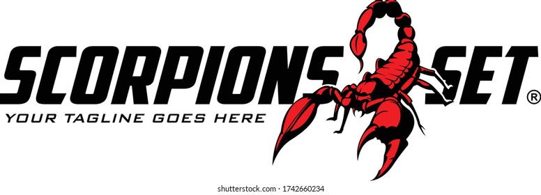 Scorpions Logo Template, Unique and fresh Scorpion Vector Illustrations