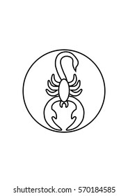 Scorpius icon, Vector