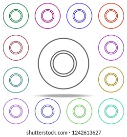 Scotch concept line icon. Elements of construction tools in multi color style icons. Simple icon for websites, web design, mobile app, info graphics