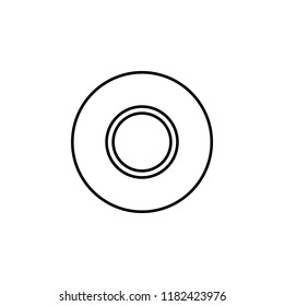 Scotch concept line icon. Simple element illustration. Scotch concept outline symbol design from construction tool set. Can be used for web and mobile UI/UX