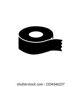 Icono escocés en glifo plano negro, estilo relleno aislado en fondo blanco