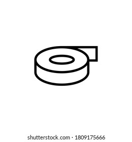 Scotch icon  in black line style icon, style isolated on white background