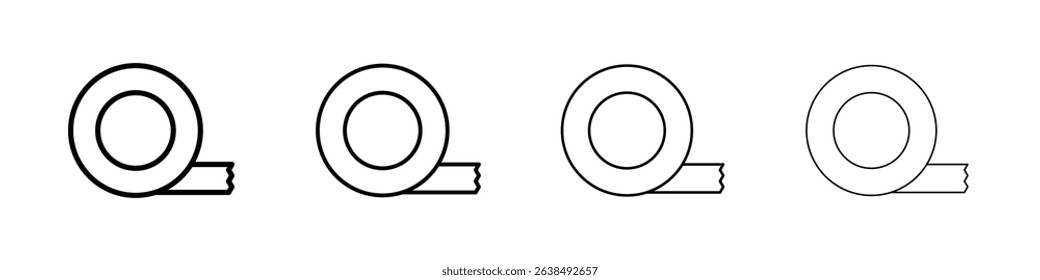 scotch icon Outline sign symbol set