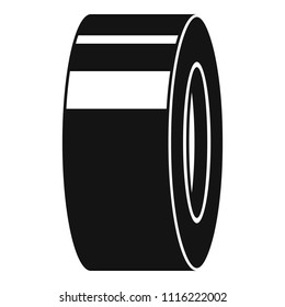 Scotch roll icon. Simple illustration of scotch roll vector icon for web design isolated on white background