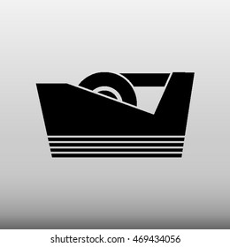 Scotch Tape Holder Vector Icon Illustration