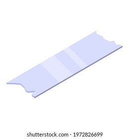 Scotch tape icon. Isometric of scotch tape vector icon for web design isolated on white background