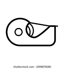Scotch tape icon in trendy vector design illustration