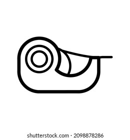 Scotch tape icon in trendy vector design illustration