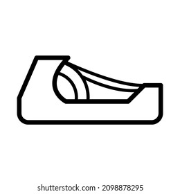 Schottisches Bandsymbol in trendiger Vektordesign-Illustration