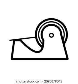 Scotch tape icon in trendy vector design illustration
