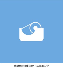 scotch tape icon. vector sign symbol on white background