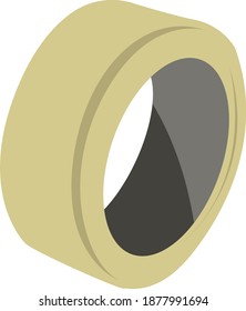 Scotch tape, illustration, vector on white background