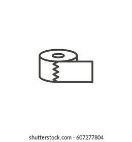 scotch tape outline icon vector