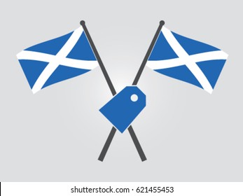 Scotland Emblem Label