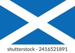 Scotland flag icon. nation element set vector ilustration