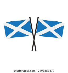 Scotland flag icon vector illustration symbol design
