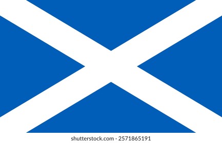 Scotland flag. National flag of Scotland