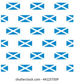 Scotland flag seamless pattern.