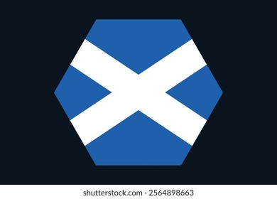 Scotland flag sign, Scotland flag vector graphic, Scotland country flag is a symbol of freedom, National Scotland flag, vector illustration
