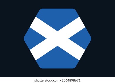 Scotland flag sign, Scotland flag vector graphic, Scotland country flag is a symbol of freedom, National Scotland flag, vector illustration
