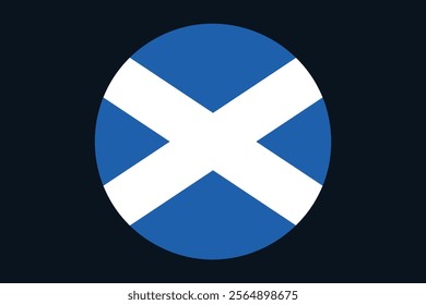 Scotland flag sign, Scotland flag vector graphic, Scotland country flag is a symbol of freedom, National Scotland flag, vector illustration
