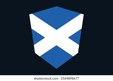 Scotland flag sign, Scotland flag vector graphic, Scotland country flag is a symbol of freedom, National Scotland flag, vector illustration
