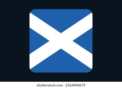 Scotland flag sign, Scotland flag vector graphic, Scotland country flag is a symbol of freedom, National Scotland flag, vector illustration
