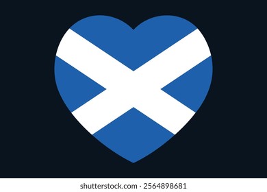 Scotland flag sign, Scotland flag vector graphic, Scotland country flag is a symbol of freedom, National Scotland flag, vector illustration
