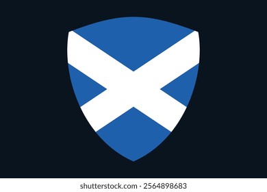 Scotland flag sign, Scotland flag vector graphic, Scotland country flag is a symbol of freedom, National Scotland flag, vector illustration
