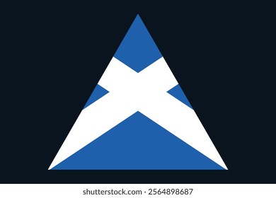 Scotland flag sign, Scotland flag vector graphic, Scotland country flag is a symbol of freedom, National Scotland flag, vector illustration
