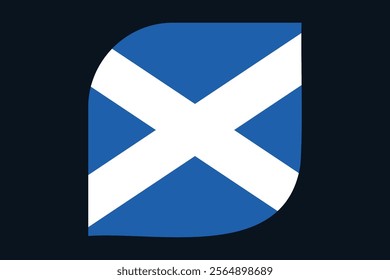 Scotland flag sign, Scotland flag vector graphic, Scotland country flag is a symbol of freedom, National Scotland flag, vector illustration
