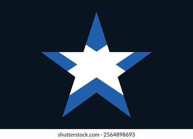 Scotland flag sign, Scotland flag vector graphic, Scotland country flag is a symbol of freedom, National Scotland flag, vector illustration
