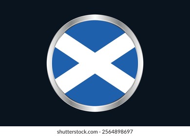 Scotland flag sign, Scotland flag vector graphic, Scotland country flag is a symbol of freedom, National Scotland flag, vector illustration
