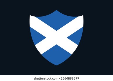 Scotland flag sign, Scotland flag vector graphic, Scotland country flag is a symbol of freedom, National Scotland flag, vector illustration
