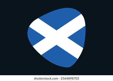 Scotland flag sign, Scotland flag vector graphic, Scotland country flag is a symbol of freedom, National Scotland flag, vector illustration
