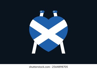 Scotland flag sign, Scotland flag vector graphic, Scotland country flag is a symbol of freedom, National Scotland flag, vector illustration
