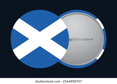 Scotland flag sign, Scotland flag vector graphic, Scotland country flag is a symbol of freedom, National Scotland flag, vector illustration
