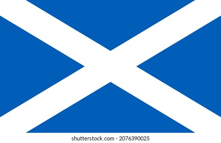 Scotland flag vector for designer.