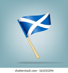 Scotland flag, vector illustration