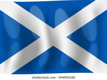 Scotland Flag Vector Illustration. Banner. Flag Logo. Flag Vector. Flags Of The World. Flag Of Independence Day. Abstract Vector Illustration Eps.10