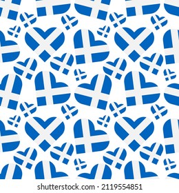 scotland heart pattern. abstract background. poster, wrapping paper, book cover, banner, template and etc