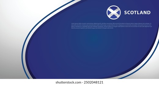 Scotland layout background concept design template